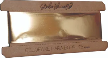 FOILL PARA BOPP OURO  - 0,5 cm x 10 m 
