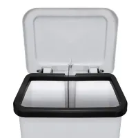 Lixeira 100  Litros Preta Com Pedal - Foto 2