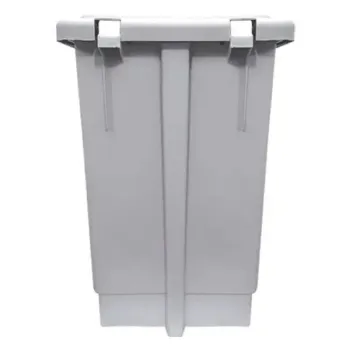 Lixeira 100 Litros  Com Pedal Branca