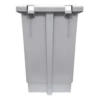 Lixeira 100 Litros  Com Pedal Branca