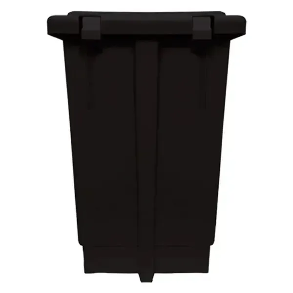 Lixeira 50 Litros Com Pedal Preta 