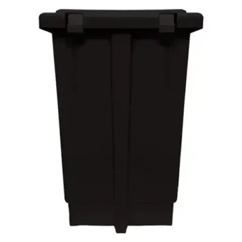 Lixeira 50 Litros Com Pedal Preta 