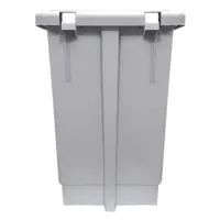 Lixeira de Plástico Com Pedal  50 Litros Gruplast Branca