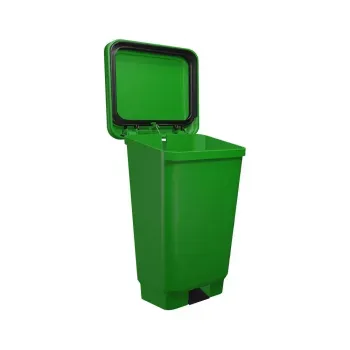 Lixeira de Plástico Com Pedal 15 litros Verde Gruplast 