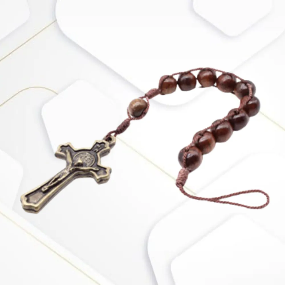 Dezena para Volante trançada madeira Imbuia Imagem