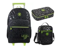 Mochila com Rodas Alças Juvenil 16 T College Game Control