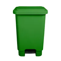 Lixeira Com Pedal   25 litros Verde Gruplast 