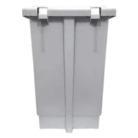 Lixeira Com Pedal    50 Litros Gruplast Branca