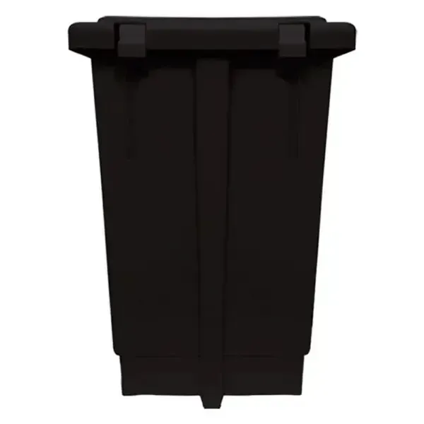 Lixeira Com Pedal  50 Litros Preta 