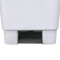 Lixeira Com Pedal  100 Litros Branca    - Foto 4