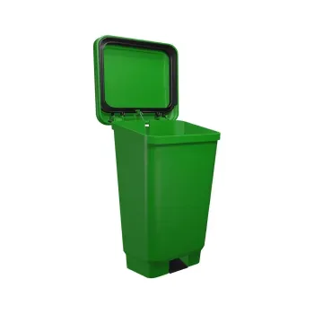 Lixeira Com Pedal  50 litros Verde 