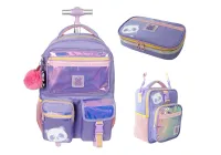 Kit  completo College Panda Lilas 13940