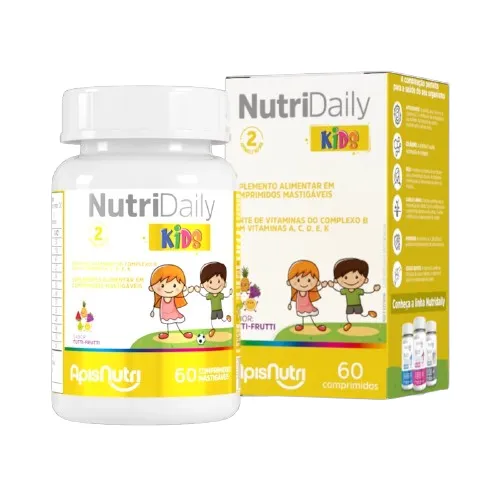 NutriDaily Kids 60 Comp Mastigáveis Tutti Frutti