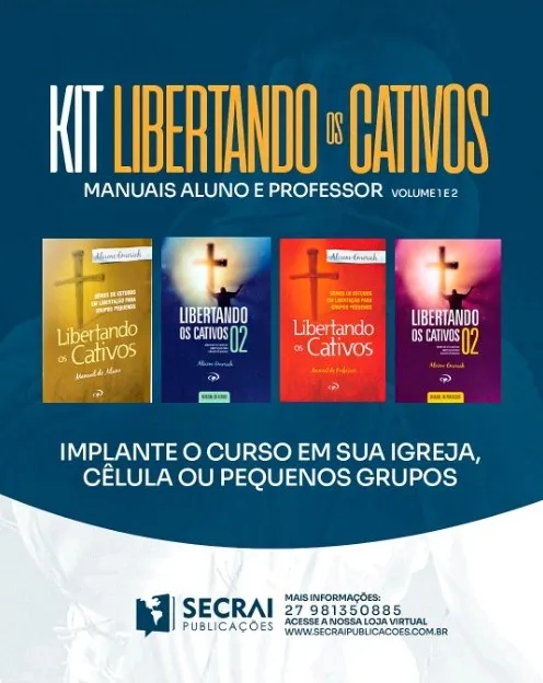 Kit Libertando os Cativos 1 e 2 (aluno e professor) Imagem