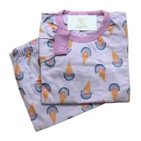 Pijama Infantil Tamanho 1 Menina Com Punho - Foto 3