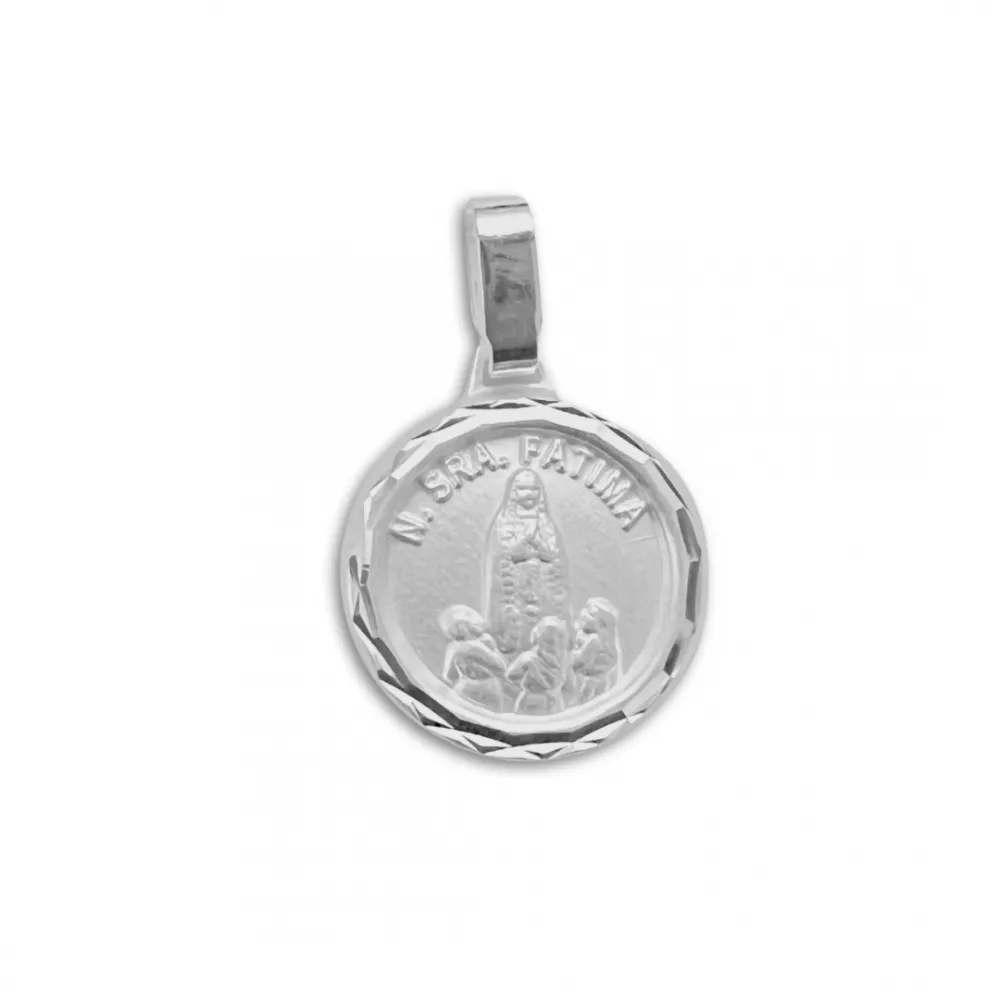 Pingente de prata Nossa Senhora de Fátima - SF104 Imagem