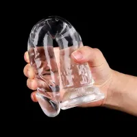 Pênis Silicone Translúcido com Ventosa 16 x 3cm - 8458 - Foto 4