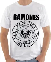 CAMISETA RAMONES LOGO BRANCA - Foto 2