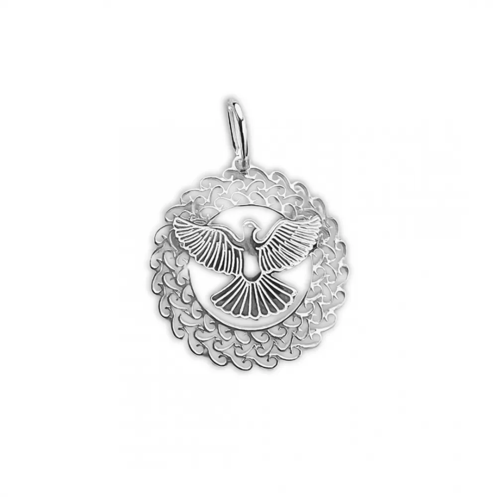 Pingente de prata Espírito Santo - PFL587 Imagem
