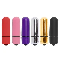 VIBRADOR BULLET PARA ESTIMULAR O CLITÓRIS ( 1 VIBRAÇÃO) - 6 CM - CORES.                                                      LIBYSEXSHOP - Foto 2