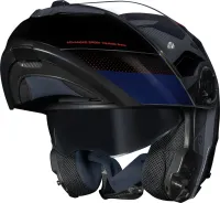 CAPACETE NORISK FORCE II KORE BLACK BLUE - Foto 8