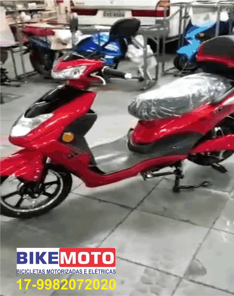 Scooter Elétrica Bolt 1000 W 2026 Vermelha Tailg Bikemoto 
