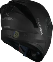 CAPACETE NORISK FORCE II MONO MATT BLACK - Foto 6