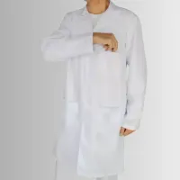 Jaleco Masculino Branco de Oxford Masculino Manga Longa - Foto 3