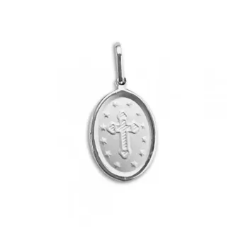 Pingente de prata alta São Miguel Arcanjo - 250183 - Foto 2