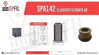 ELEMENTO FILTRANTE AR SPA142