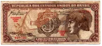 C111 - 5 Cruzeiros - Série 034 - Índio - Data: 1961 - BC