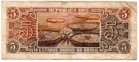C111 - 5 Cruzeiros - Série 034 - Índio - Data: 1961 - BC - Foto 2