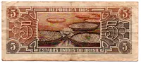 C111 - 5 Cruzeiros - Série 034 - Índio - Data: 1961 - BC - Foto 2
