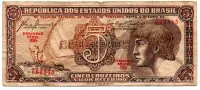 C111 - 5 Cruzeiros - Série 035 - Índio - Data: 1961 - BC