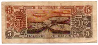 C111 - 5 Cruzeiros - Série 035 - Índio - Data: 1961 - MBC - Foto 2