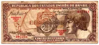 C111 - 5 Cruzeiros - Série 037 - Índio - Data: 1961 - BC
