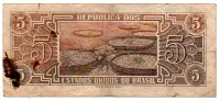 C111 - 5 Cruzeiros - Série 037 - Índio - Data: 1961 - UTG - Foto 2