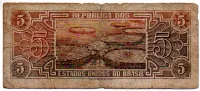 C111 - 5 Cruzeiros - Série 039 - Índio - Data: 1961 - R - Foto 2