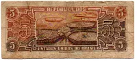 C111 - 5 Cruzeiros - Série 039 - Índio - Data: 1961 - R - Foto 2