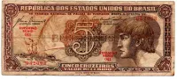 C111 - 5 Cruzeiros - Série 041 - Índio - Data: 1961 - R