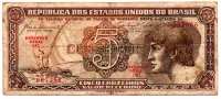 C111 - 5 Cruzeiros - Série 041 - Índio - Data: 1961 - BC
