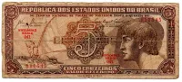 C111 - 5 Cruzeiros - Série 041 - Índio - Data: 1961 - R