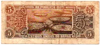 C111 - 5 Cruzeiros - Série 044 - Índio - Data: 1961 - BC - Foto 2