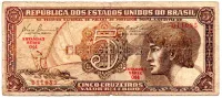 C111 - 5 Cruzeiros - Série 044 - Índio - Data: 1961 - R