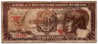 C111 - 5 Cruzeiros - Série 044 - Índio - Data: 1961 - R