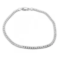 Pulseira de prata alta 925 groumet - 240005 - Foto 2