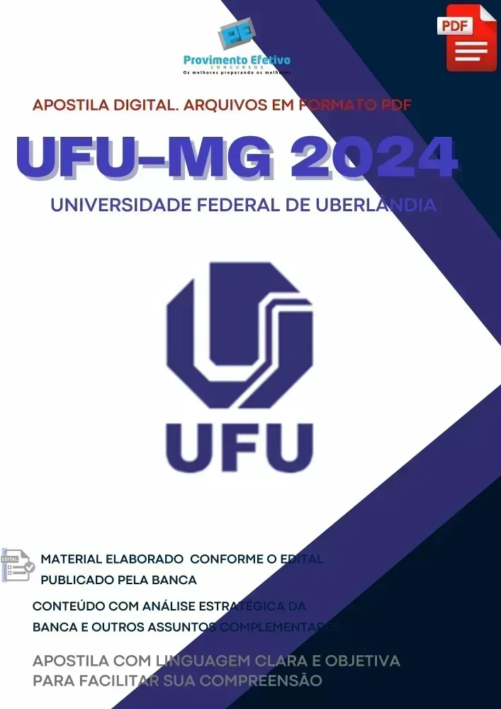 Apostila UFU MG Técnico em Assuntos Educacionais 2024