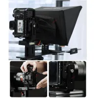 Teleprompter Portátil Desview T12 Dobrável para Câmeras, SmartPhones e Tablets - Seminovo - VENDIDO - Foto 3