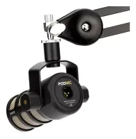 Microfone Rode PodMic Dinâmico Cardioide com pedestal - Seminovo - vendido - Foto 3