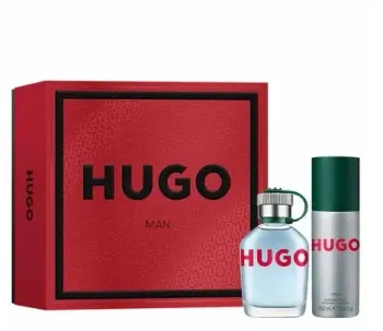 KIT COFFRET HUGO BOSS HUGO MAN MASCULINO EAU DE TOILETTE